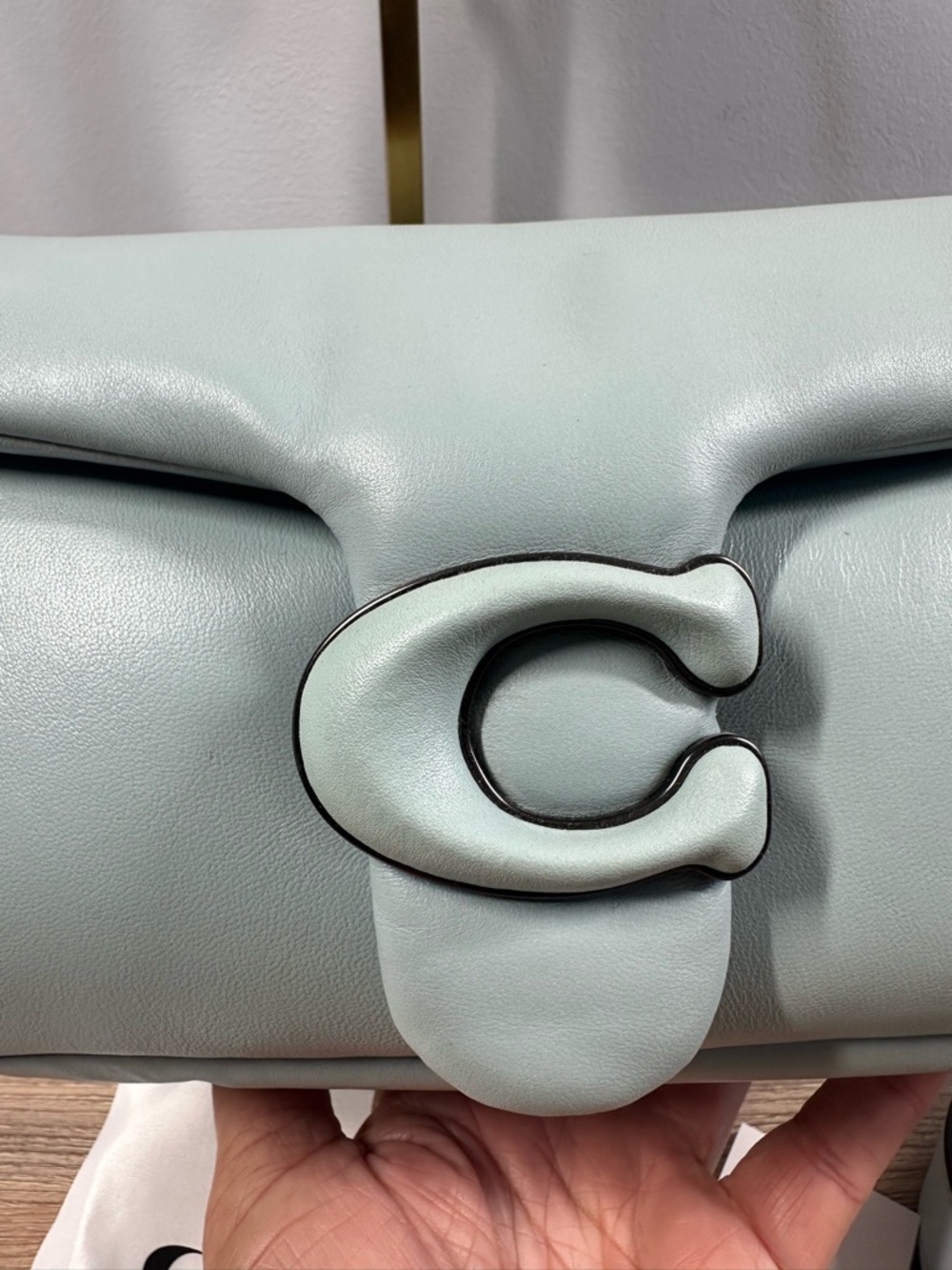 Coach Pillow Tabby 26 Blue Grey - Picture 6 of 15